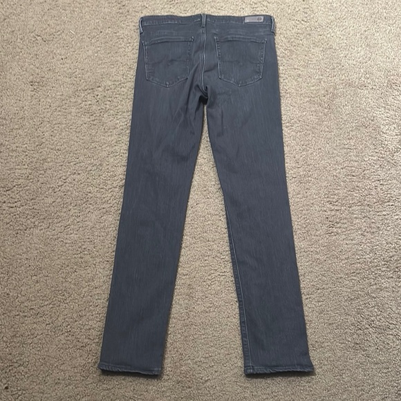 AG Adriano Mens Goldschmied Harper Slim Straight Jeans Dark Gray Denim Size 30R - Picture 2 of 6